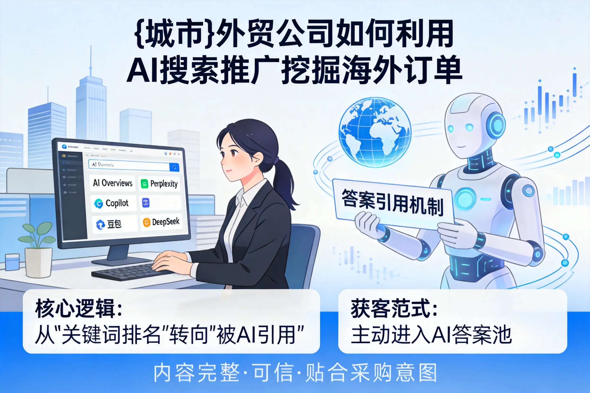 株洲外贸公司如何利用AI搜索推广挖掘海外订单