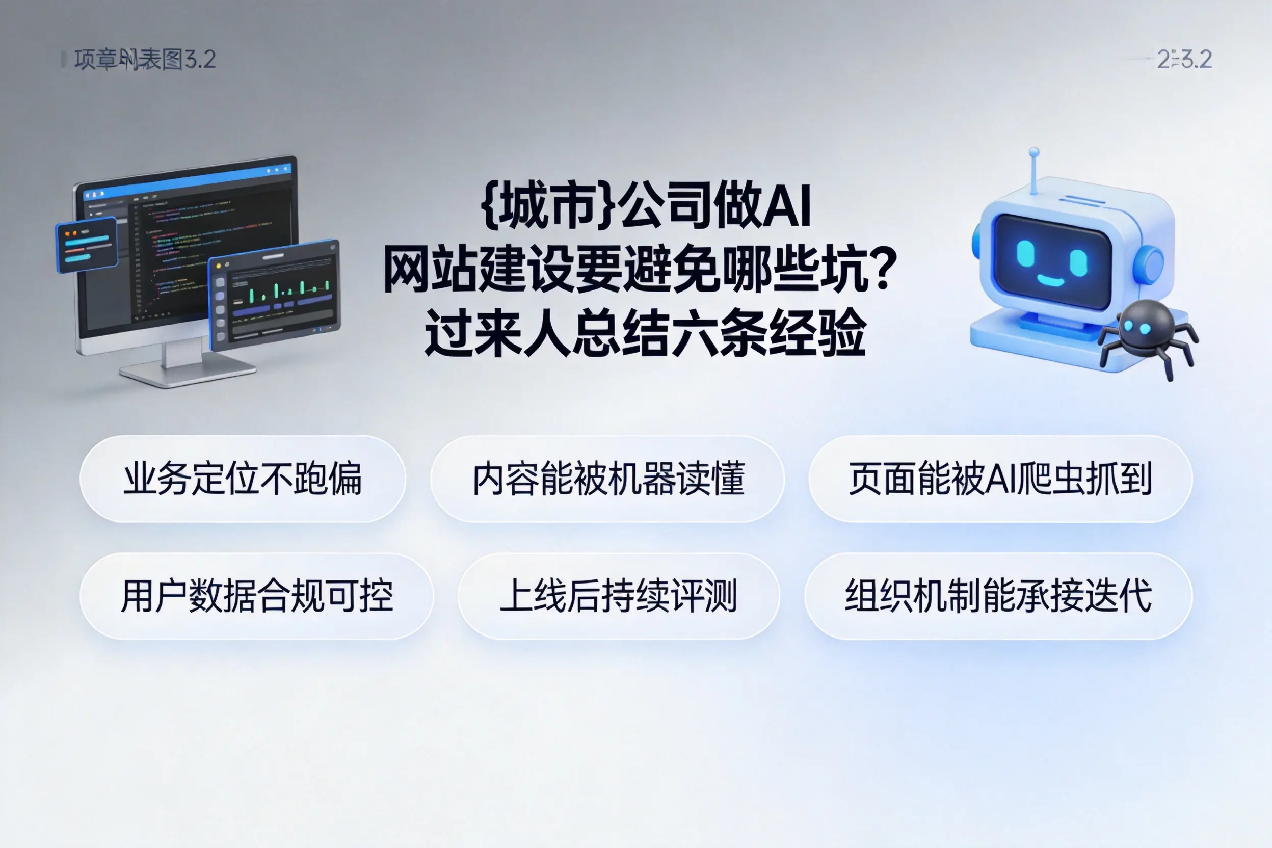 株洲公司做AI网站建设要避免哪些坑?过来人总结六条经验