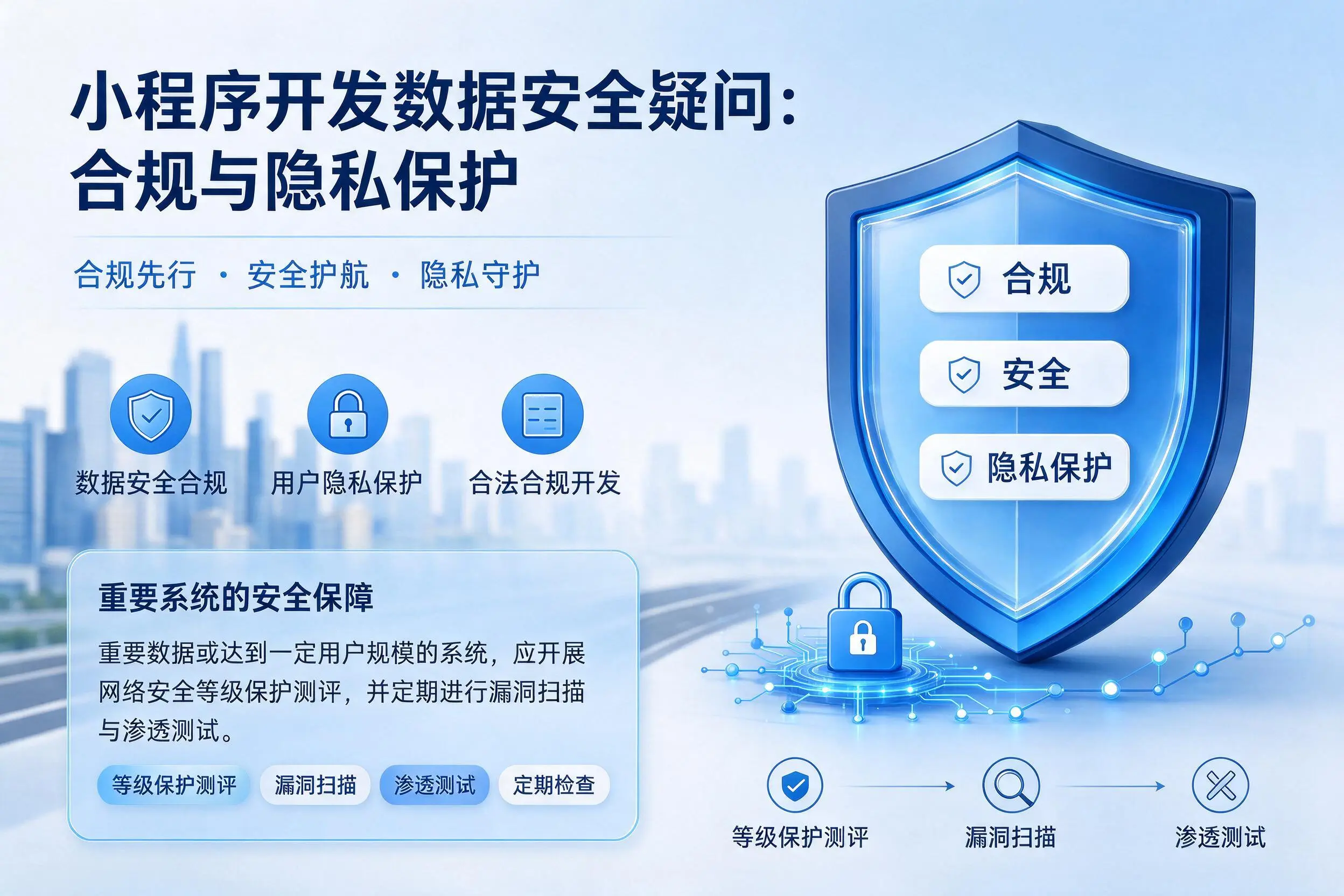 株洲小程序开发数据安全疑问：合规与隐私保护