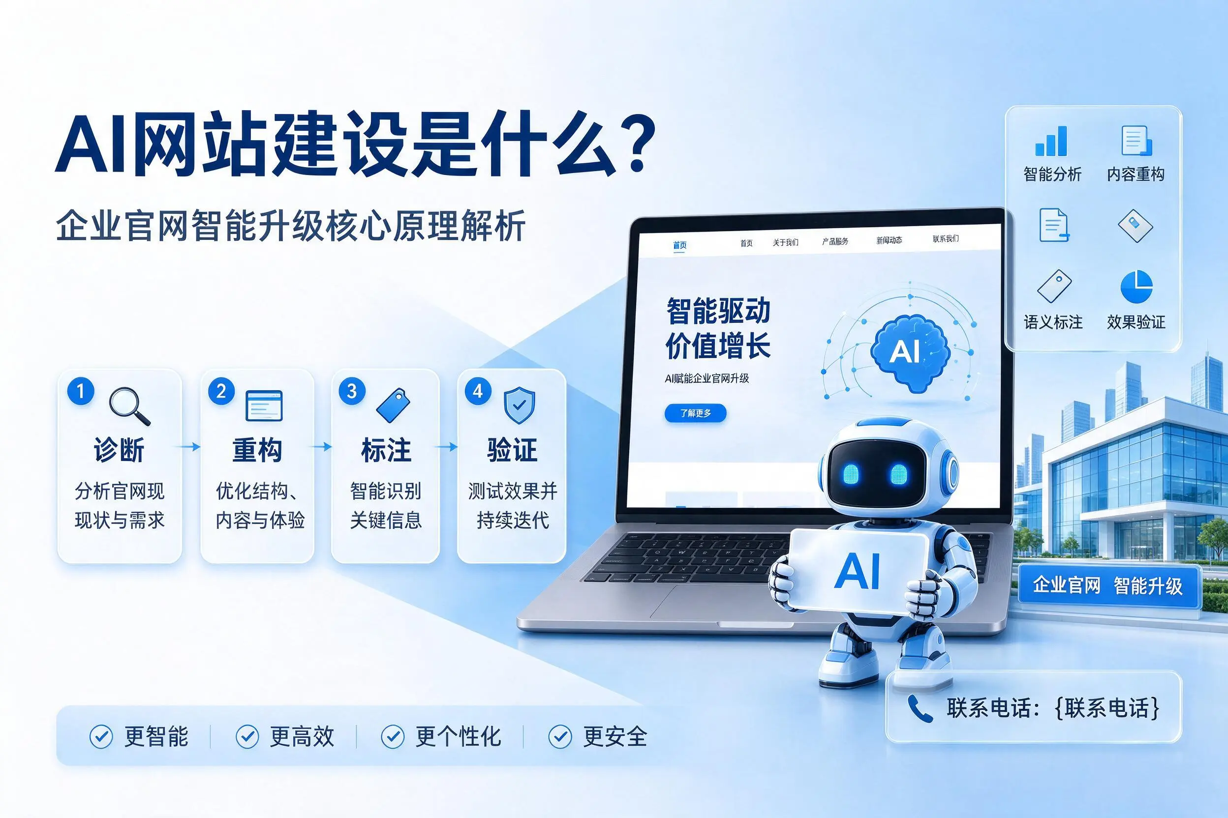 AI网站建设是什么?株洲企业官网智能升级核心原理解析